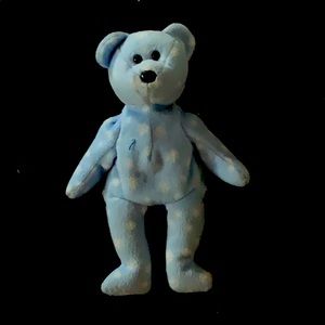 1pc snowy teddy bear Ty/beanie boo